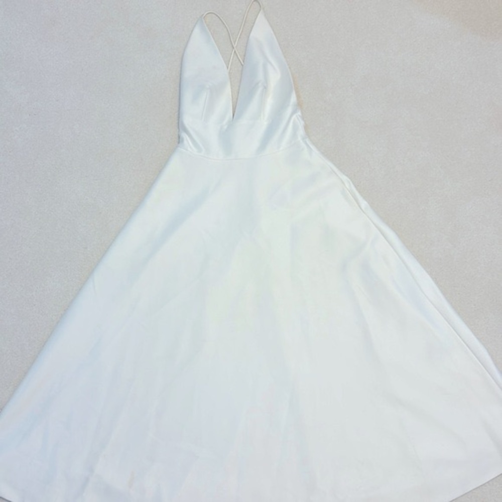 BHLDN A-Line Satin Dress